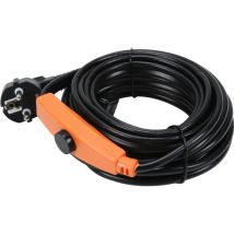 Câble chauffant Câble antigel Traçage de tuyaux autorégulant avec thermostat 8m 128W