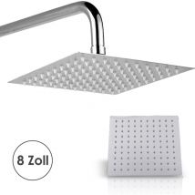 Randaco - TolleTour Douche de tête Rainshower antirouille Pommeau de douche pluie poli 20cm