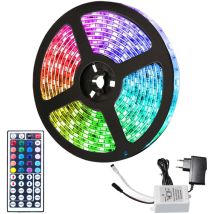 1m Ensemble de bande led bande rgb 5050 smd bande led 30LEDs led non étanche avec télécommande 44 boutons - Randaco