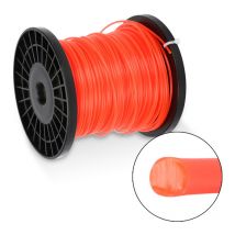 Randaco - TolleTour Fil de coupe 100M débroussailleuse Nylon Roll Trimmer Orange Round 2mm