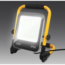 Randaco - swanew led Baustrahler 50W Kaltweiß Arbeitsleuchte Bauscheinwerfer Austellenlampe led Fluter Floodlight