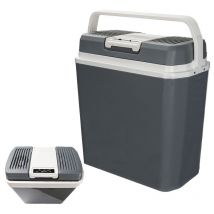 Randaco - einfeben Glacière électrique 24L portable thermoélectrique a++ 12V 230V maintien froid & chaud Voiture et Camping noir