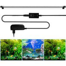 Einfeben 92cm led Aquarium rvb Éclairage Étanche Fish Tank Lampe Coquillages