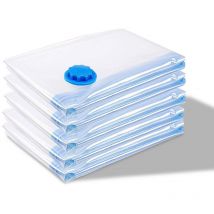 Hengda Lot de 5 Sac Housse de Rangement.80x100cm sac d'aspirateur sac à vêtements sous vide