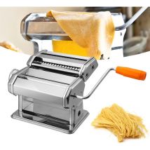 Randaco - Machine à Pâtes en Acier Inoxydable avec manivelle Inox Spaghetti Lasagne Manuelle