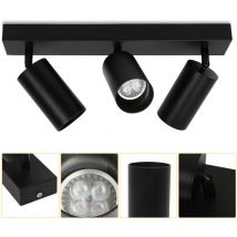 Einfeben Plafonnier Plafonnier pivotant 3-flamme Lampe murale Moderne Ultraslim led Spot de plafond