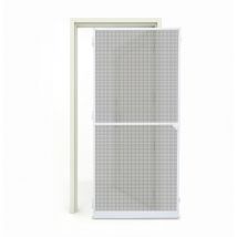 Swanew Porte moustiquaire moustiquaire porte moustiquaire imperméable cadre aluminium moustiquaire fibre 120x240CM