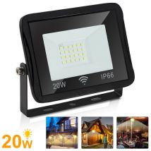 Swanew Projecteur led projecteur extérieur projecteur extérieur IP66 applique 20W Blanc chaud