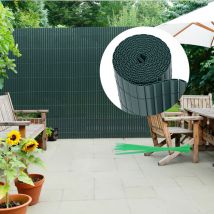 Randaco - swanew pvc Sichtschutzmatte Outdoor Balkonverkleidung Wetterfest UV-Schutz Sichtschutzzaun Balkon Terrasse Windschutz Sichtschutz für