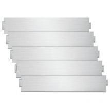 Randaco - swanew Rasenkante Einfache Montage Profilkante Rasenborde Gartenpalisade Beetrand 100x18cm 15m