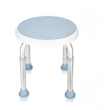 Jopassy - Randaco Sgabello per doccia Sedile per doccia regolabile in altezza Fino a 300 libbre Sgabello per bagno - Girevole a 360°, Rotondo