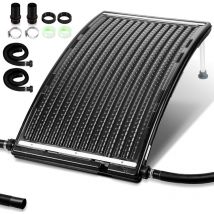 Randaco - swanew Système de Chauffage Professionnel - courbé 110 x 69 x 14 cm chauffage pour piscine tapis solaire