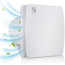 Randaco - Ventilateur de salle de bain - Purgeur pour radiateur - 10cm Timer - Feuchtesensor - Mit Rückflussleitblech