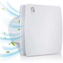 Randaco - Ventilateur de salle de bain - Purgeur pour radiateur - 15cm Timer - Feuchtesensor - Mit Rückflussleitblech