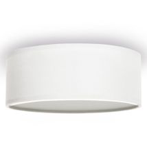 Deckenlampe Ceiling Dream, Stoff Weiß / Abdeckung Satiniert, Ø 30cm