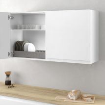 Menage Confort - Range assiettes - Matériau : pvc - Décor : Gris - Hauteur : 85 mm - Profondeur : 270 mm - Largeur : 150 mm - menage&confort