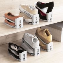 Innovagoods - Range-chaussures Réglable Sholzzer 6 Unités