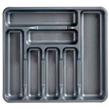 Range-couverts en plastique 7 rayons gris collection kinvara