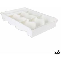Range-couverts Tontarelli bella plus white 43,6 x 28,7 x 7,13 cm (6 pièces)
