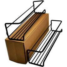 Rangement Epices Cuisine, Étagère Épices en Métal Sans Percage, Range Épices Murale Cuisine, Porte Épices pour Épices Pots Accessoire Garde-Manger