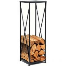 Pisla - Rangement pour bûches de bois - 34 x 34 x 111 cm