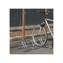 Le Poisson Qui Jardine - Rangement - Ràtelier 3 Vélos, Fixation Au SoL, Longueur 71cm, 1 niveau - Acier
