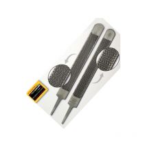 Râpe double 14'' più manche plastique: Bassoli double râpe 14'' pour voyou