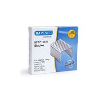 Rapesco 1238 boîte de 1000 agrafes en acier galvanisé argent
