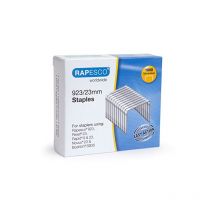 Rapesco 1242 boîte de 1000 agrafes en acier galvanisé argent