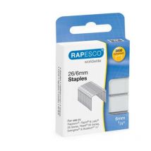 26/6mm Galvanised Staples Pack 2000 - Rapesco