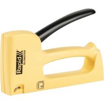 R53 Spirit of Sweden - Agrafeuse manuelle éco-responsable pour loisirs et travaux domestiques pour agrafes 53/4-10mm - Blomster (Jaune 'Fleur')