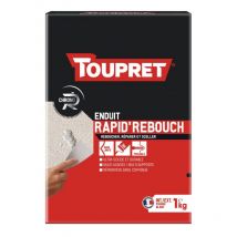 Enduit Rapid'Rebouch poudre 1kg - Toupret