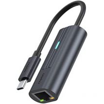 Rapoo - Adaptateur usb-c , usb-c à Gigabit lan, gris (11408)