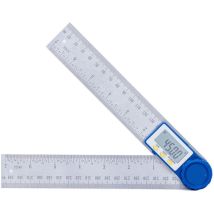 Rapporteur D'Angle Numerique, Règle D'Angle Inoxydable Pour Menuisier Et Fausse Equerre , Plage De Mesure 360°, Règle En Acier Pour Travaux De Bois 