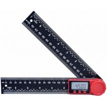 Rapporteur Numérique Règle D'Angle Numérique Goniomètre Numérique 360 ° avec Grand écran lcd Outil de Mesure de Règle (200mm)