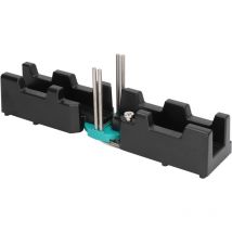 Rapporteurs , Outil de coupe d'angles d'onglet 2 en 1 , Instrument de mesure de résistance à l'usure de haute précision ABS , Noir