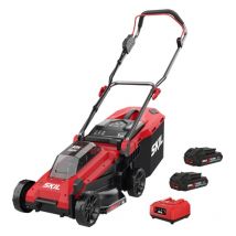 Cortacésped Skil 0130BA con 2 baterías de 20V y cargador