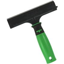 Unger - Rascador de vidrio ErgoTec (ancho 15 cm, mango ergonómico, superficie de raspado extra grande, raspador de ventanas, cuchilla de doble cara,