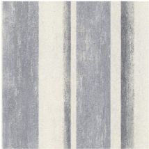 Rasch Linares Stripe Blue Cream Wallpaper Extra Washable Modern Stripable Vinyl