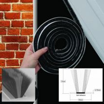 Stormguard - Garage Door Seal Brush Pile Draught Excluder Self Adhesive Engery Saving 7m