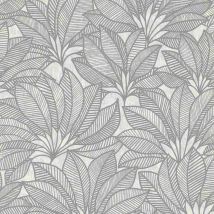 Rasch Selection 542646 Vliestapete Botanisch 10.05 x 0.53 m Beige Grau Wohnzimmer Flur Büro Küche Wohnräume