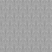 Selection 810233 Vliestapete Muster & Motive 10.05 x 0.53 m Grau Wohnzimmer Flur Büro Küche Wohnräume - Rasch