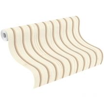 Rasch - Vliestapete 480214 Tapete Holz 53 x 1005 cm Salsa Beige