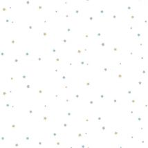 Tapete Mondo baby Little Stars Blau und Weiß Noordwand