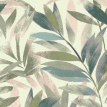 Rasch - Vliestapete 867640 Tapete Botanical Dschungel 53 x 1005 cm Symphony Blau Grün