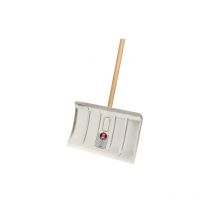 Lama da neve Ideal in metallo leggero con manico in legno duro 350x500