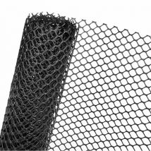 Haga - rasenschutzgitter 1,3m x 100m Masche 30mm Schutzgitter in schwarz