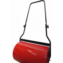 Flora - Rasenwalze 70 l aus Metall rot/schwarz 60 cm Breite / 40 STRECKEcm