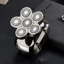 Rasoir électrique pour tête et cheveux avec écran led - Freedom Grooming - Rasoir étanche sans fil rechargeable pour hommes, tête de mort et tête