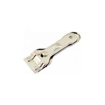 FSKRK400 Rascavidrio fabricado en acero inoxidable con cuchilla doble de 39mm, cuchilla resistente ideal para vitrocerámicas y todo tipo de cristales